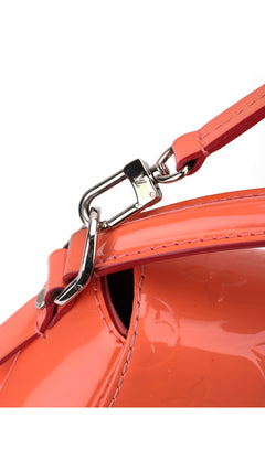 Louis Vuitton Pasadena Patent Shoulder Bag - Orange