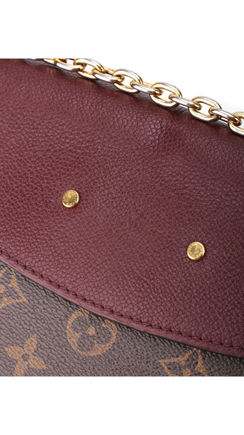 Louis Vuitton Saint Placide Chain Bag - Burgundy