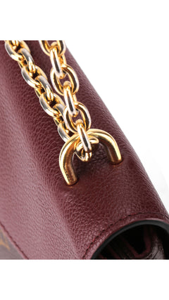 Louis Vuitton Saint Placide Chain Bag - Burgundy