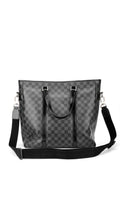 Louis Vuitton Tadao Damier Graphite Tote Bag - Black