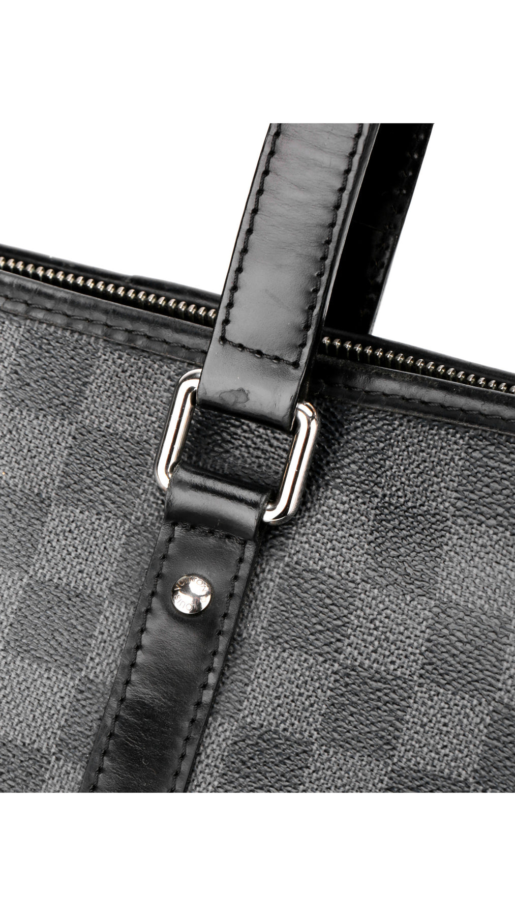 Louis Vuitton Tadao Damier Graphite Tote Bag - Black