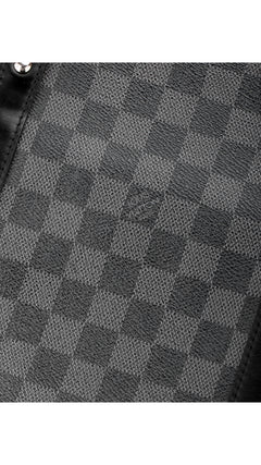 Louis Vuitton Tadao Damier Graphite Tote Bag - Black