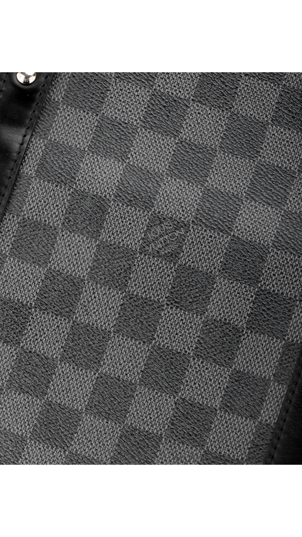 Louis Vuitton Tadao Damier Graphite Tote Bag - Black