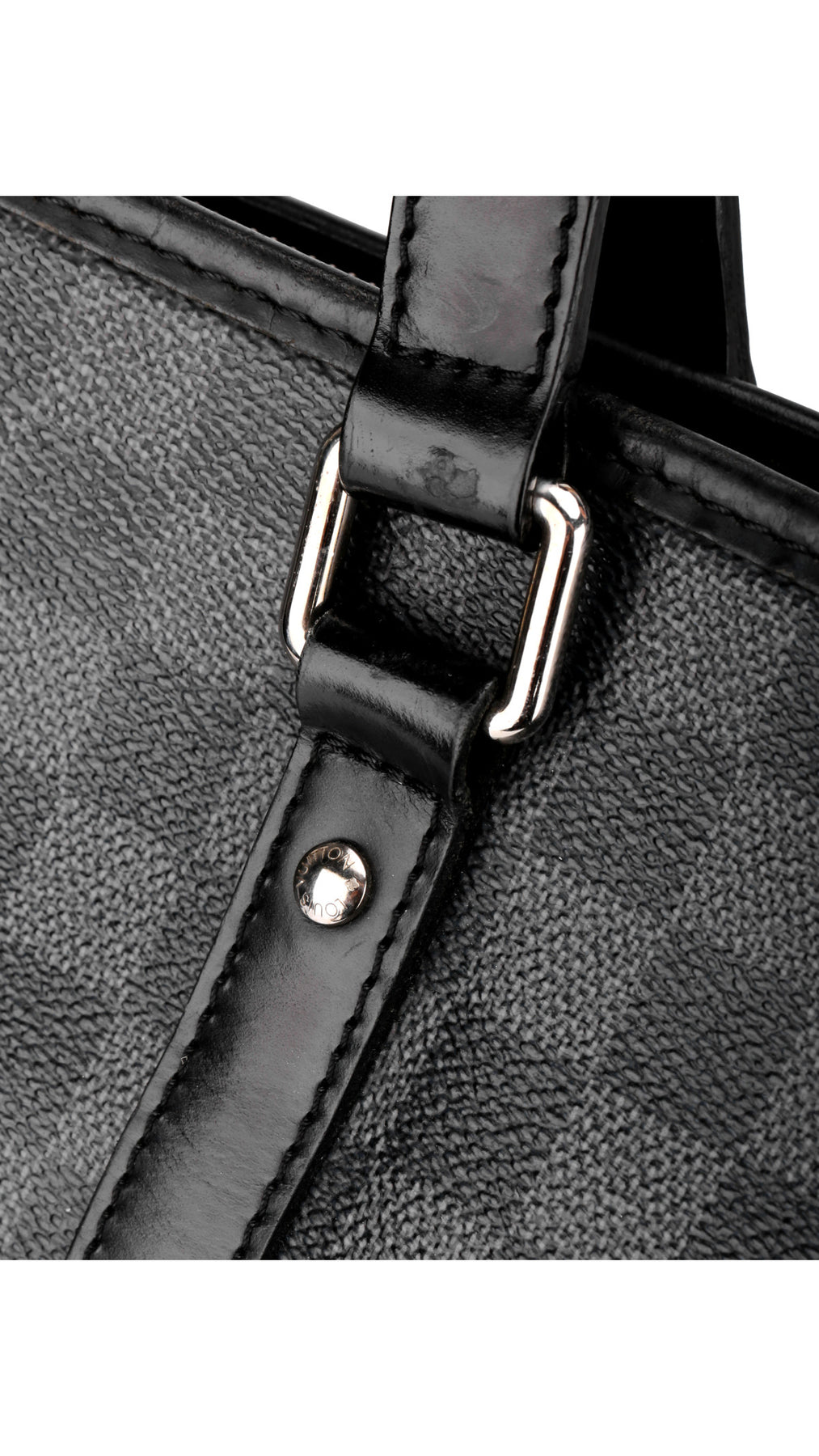 Louis Vuitton Tadao Damier Graphite Tote Bag - Black