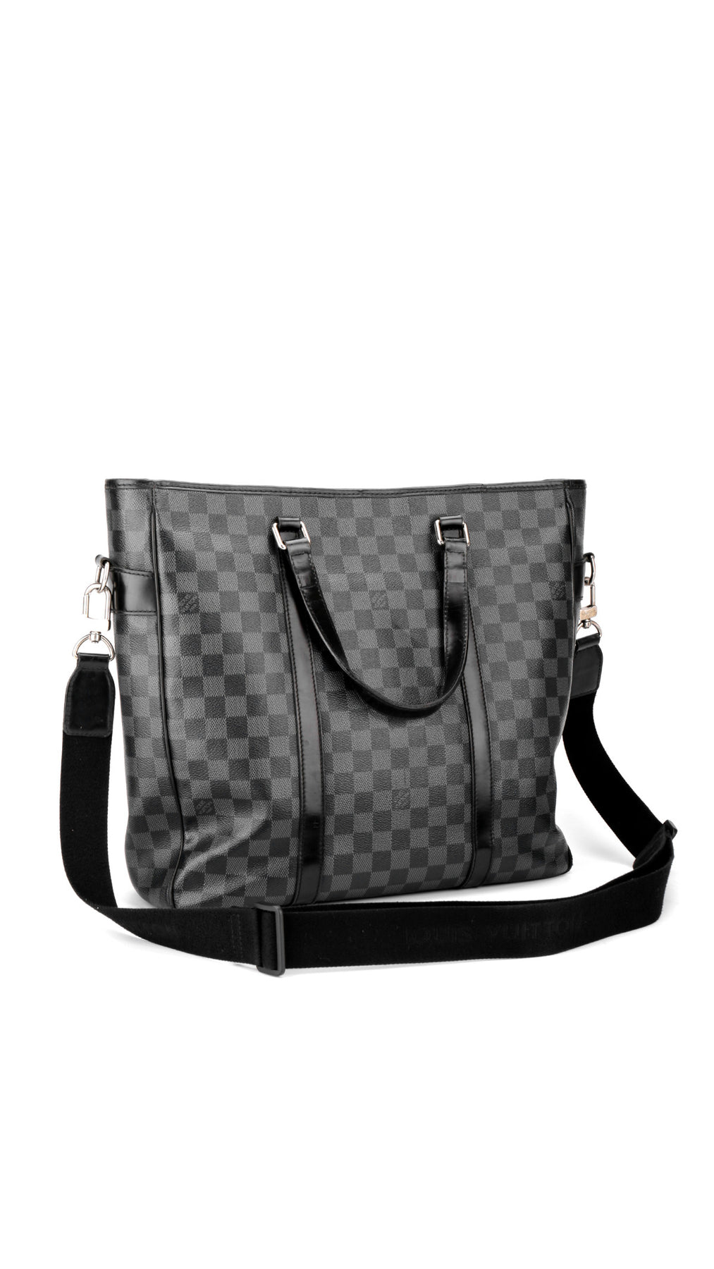 Louis Vuitton Tadao Damier Graphite Tote Bag - Black
