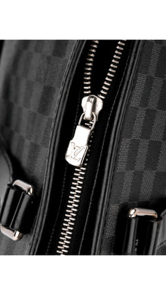 Louis Vuitton Tadao Damier Graphite Tote Bag - Black