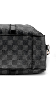 Louis Vuitton Tadao Damier Graphite Tote Bag - Black
