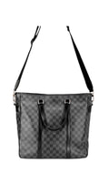 Louis Vuitton Tadao Damier Graphite Tote Bag - Black