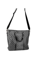 Louis Vuitton Tadao Damier Graphite Tote Bag - Black
