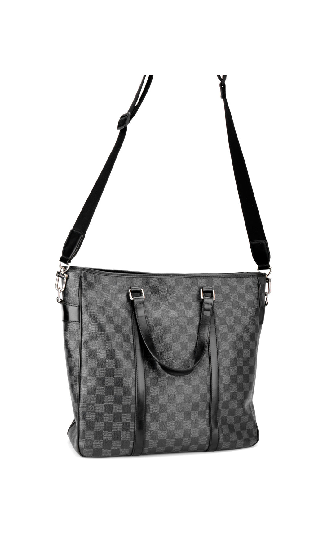 Louis Vuitton Tadao Damier Graphite Tote Bag - Black