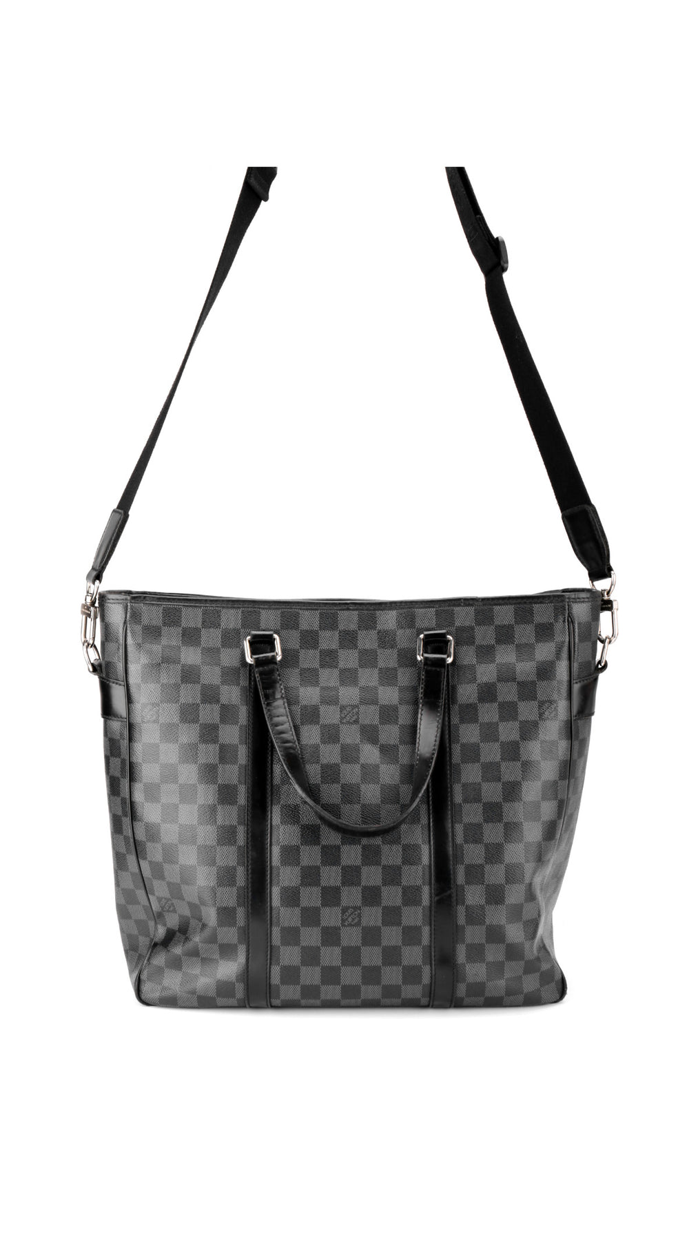 Louis Vuitton Tadao Damier Graphite Tote Bag - Black