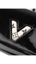 Louis Vuitton Twist Pm Patent Shoulder Bag - Black