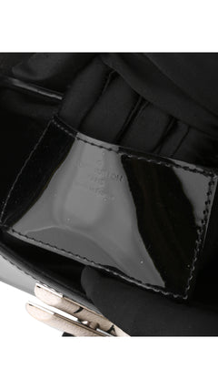 Louis Vuitton Twist Pm Patent Shoulder Bag - Black