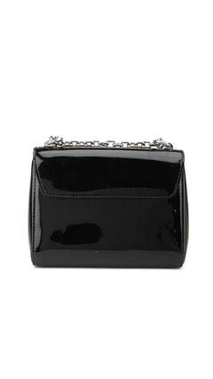 Louis Vuitton Twist Pm Patent Shoulder Bag - Black