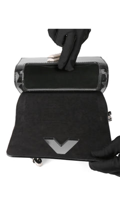 Louis Vuitton Twist Pm Patent Shoulder Bag - Black