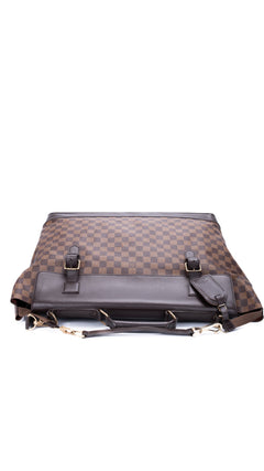 Louis Vuitton Damier Ebene Sac Chasse Hunting Bag - Brown
