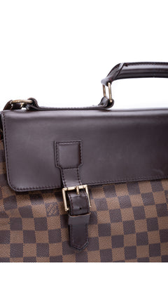 Louis Vuitton Damier Ebene Sac Chasse Hunting Bag - Brown