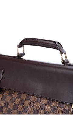 Louis Vuitton Damier Ebene Sac Chasse Hunting Bag - Brown