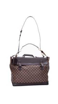 Louis Vuitton Damier Ebene Sac Chasse Hunting Bag - Brown