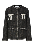 Yasunida Ls Oversize Tweed Jacket - Black
