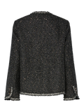 Yasunida Ls Oversize Tweed Jacket - Black