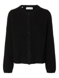 Lulu New Ls Knit Cardigan - Black