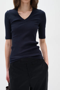 DagnaIW V T-Shirt - Marine Blue