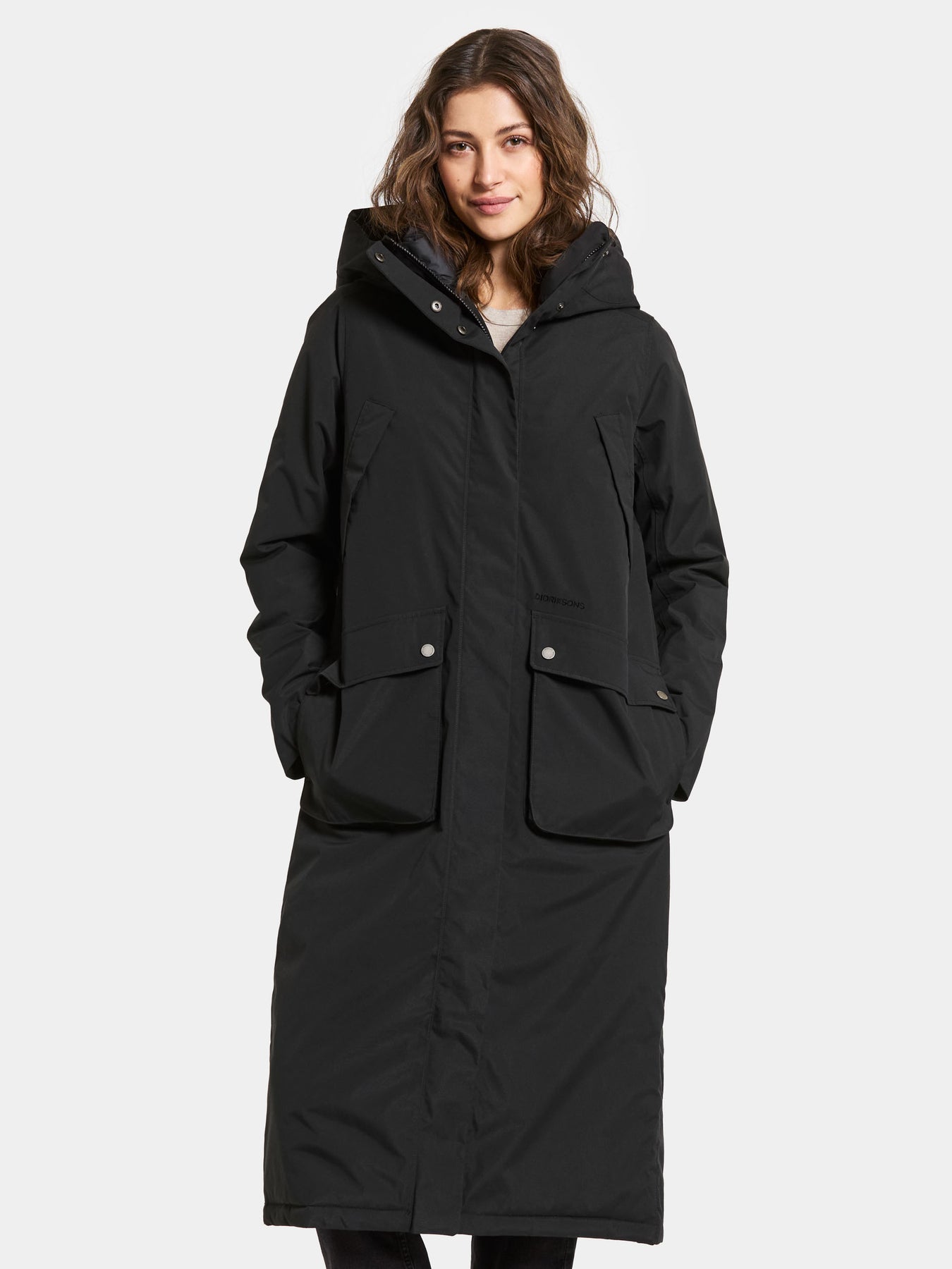 Melody Wns Parka Long - Black