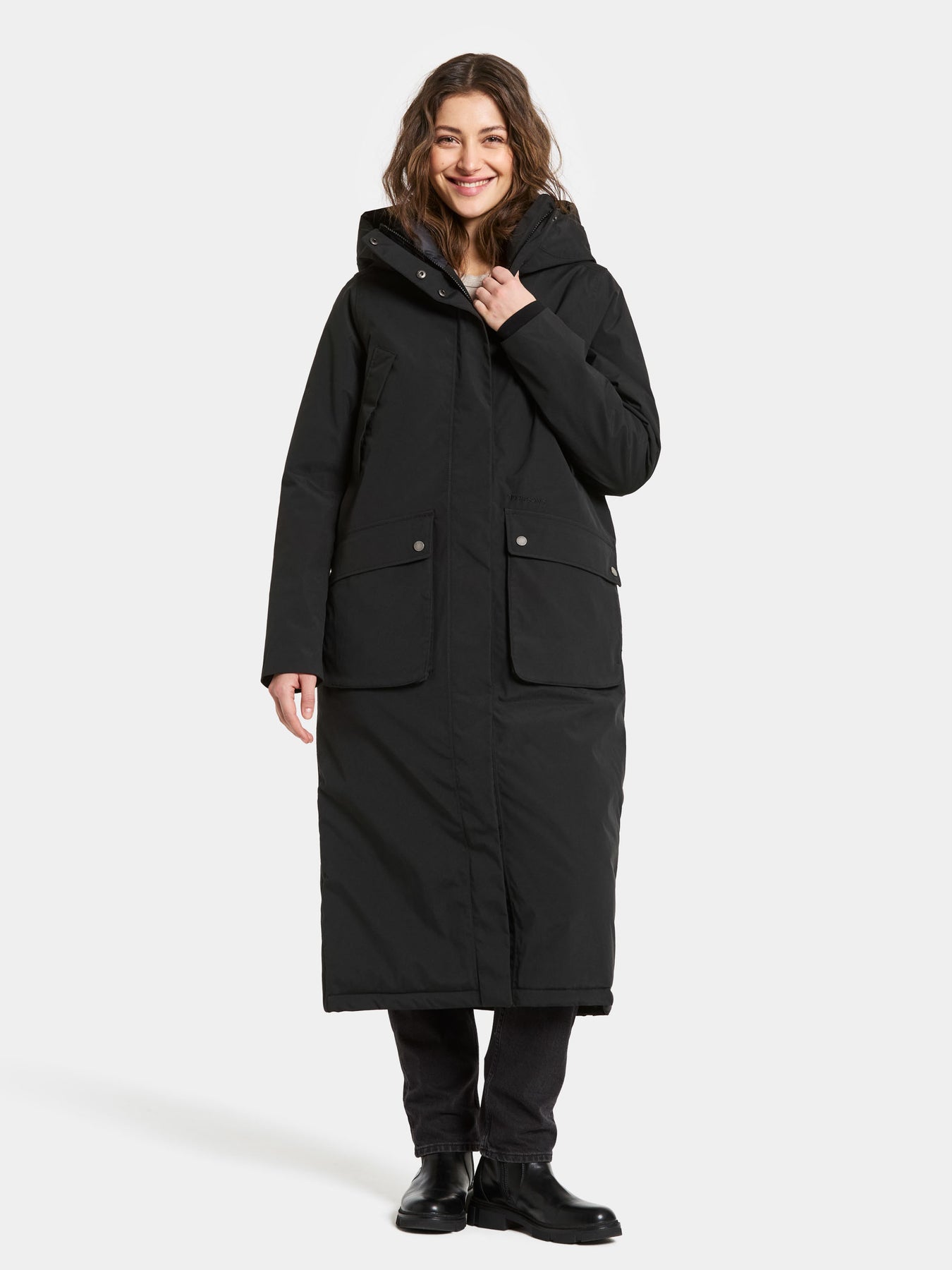 Melody Wns Parka Long - Black