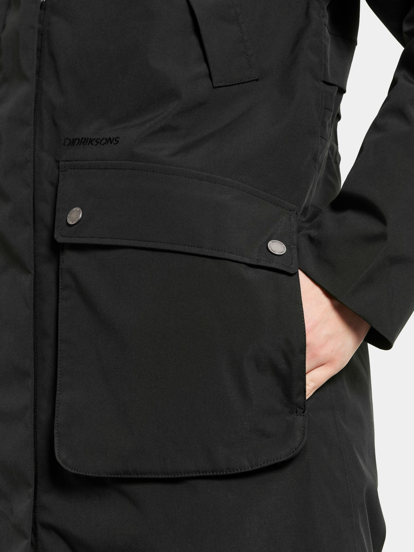 Melody Wns Parka Long - Black