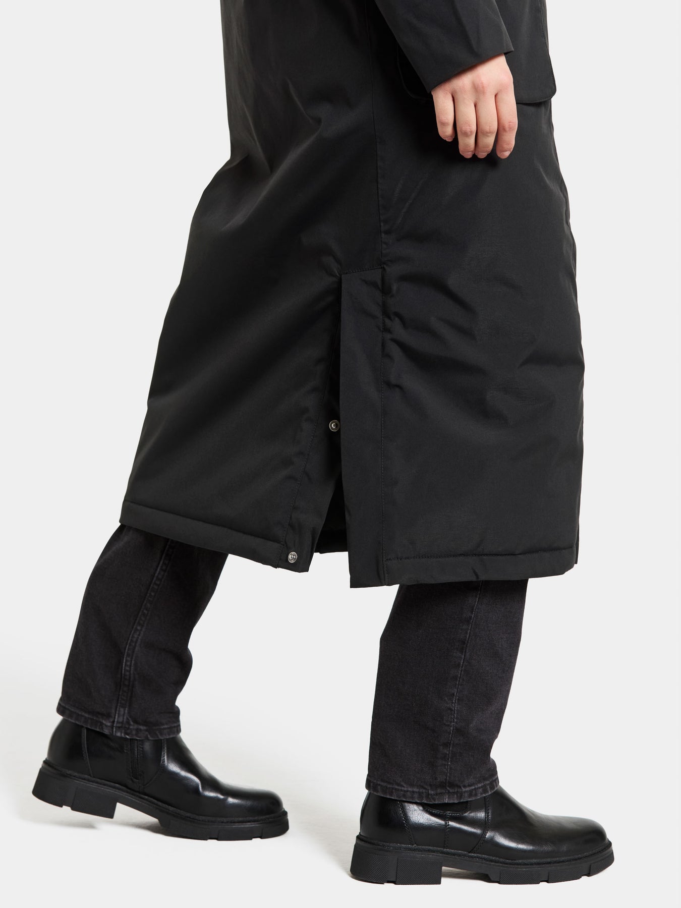 Melody Wns Parka Long - Black