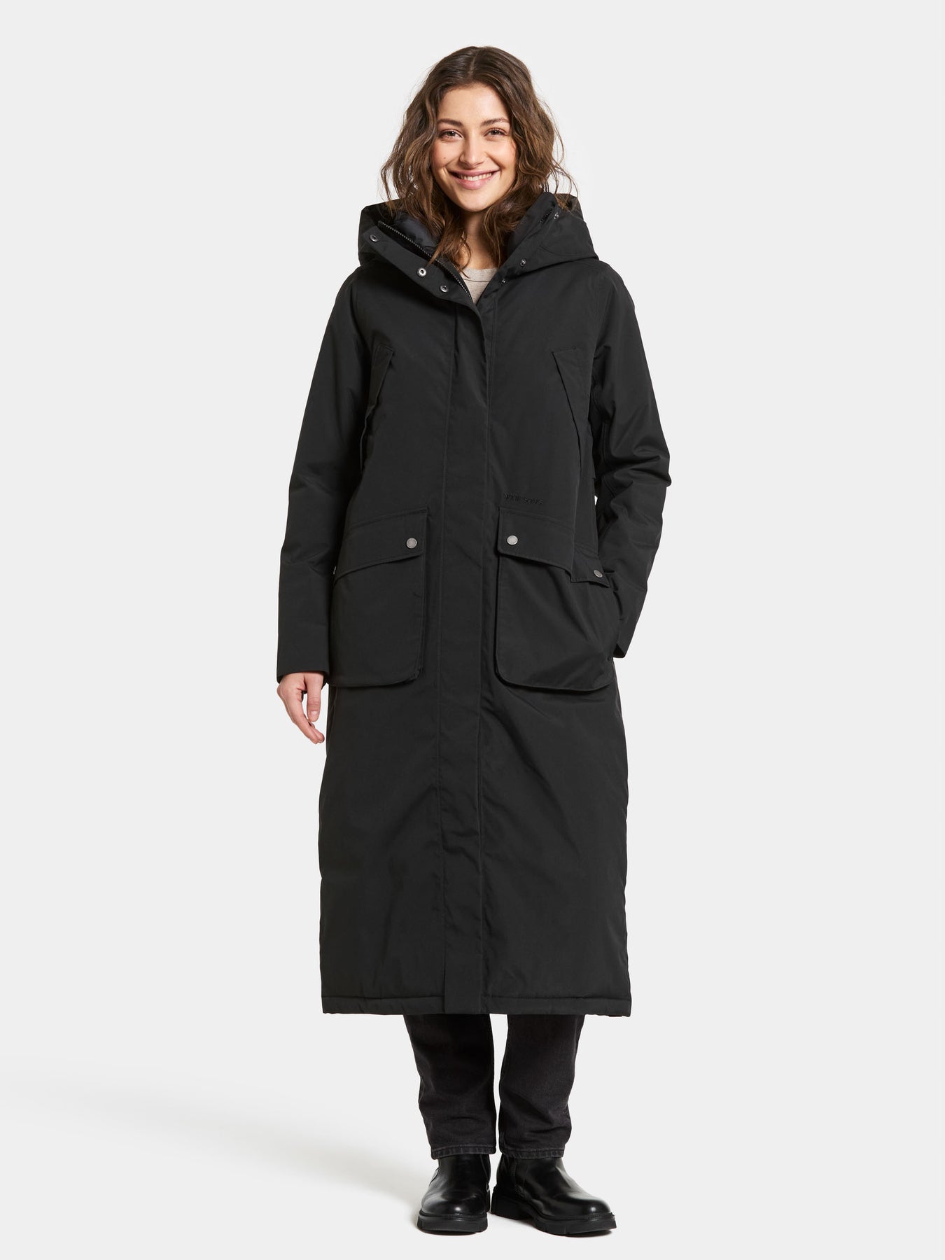 Melody Wns Parka Long - Black