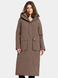Melody Wns Parka Long - Mocha Brown
