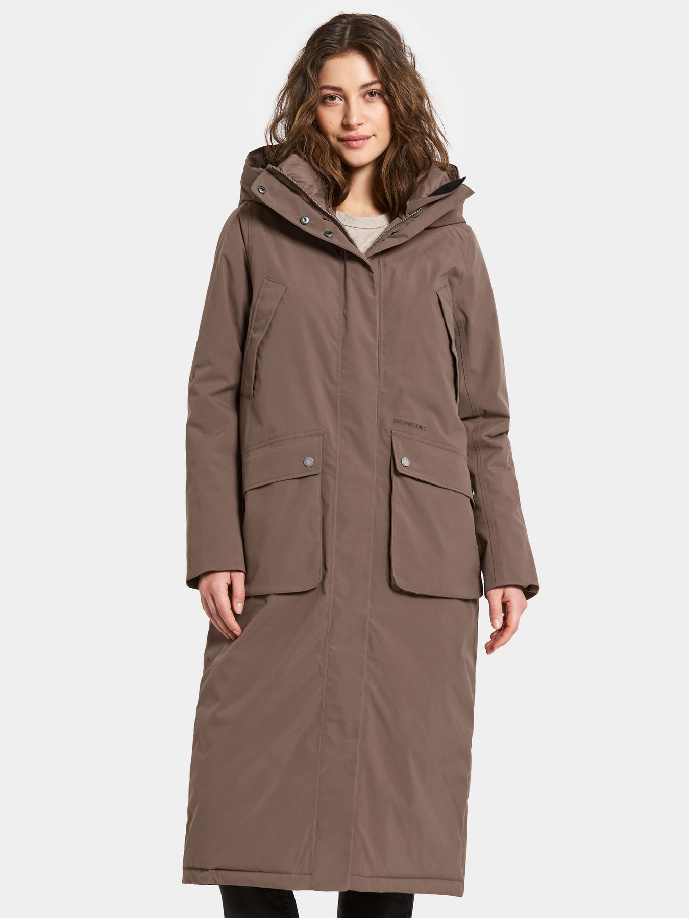 Melody Wns Parka Long - Mocha Brown