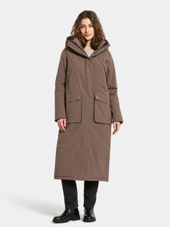 Melody Wns Parka Long - Mocha Brown