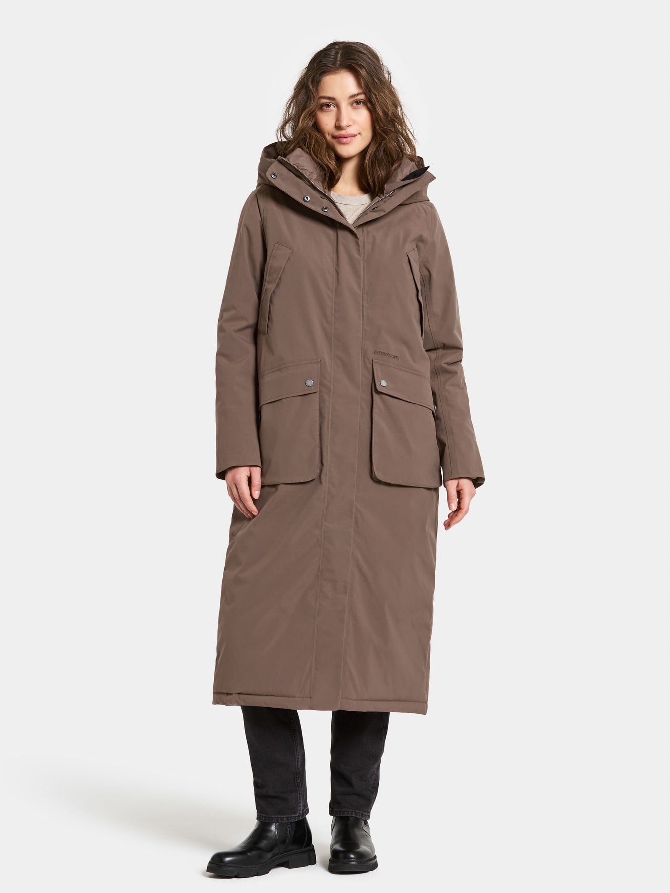 Melody Wns Parka Long - Mocha Brown