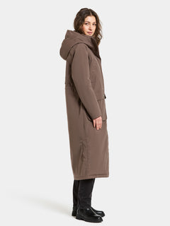 Melody Wns Parka Long - Mocha Brown