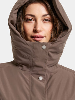 Melody Wns Parka Long - Mocha Brown