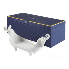 Menagerie Ram Bowl - White