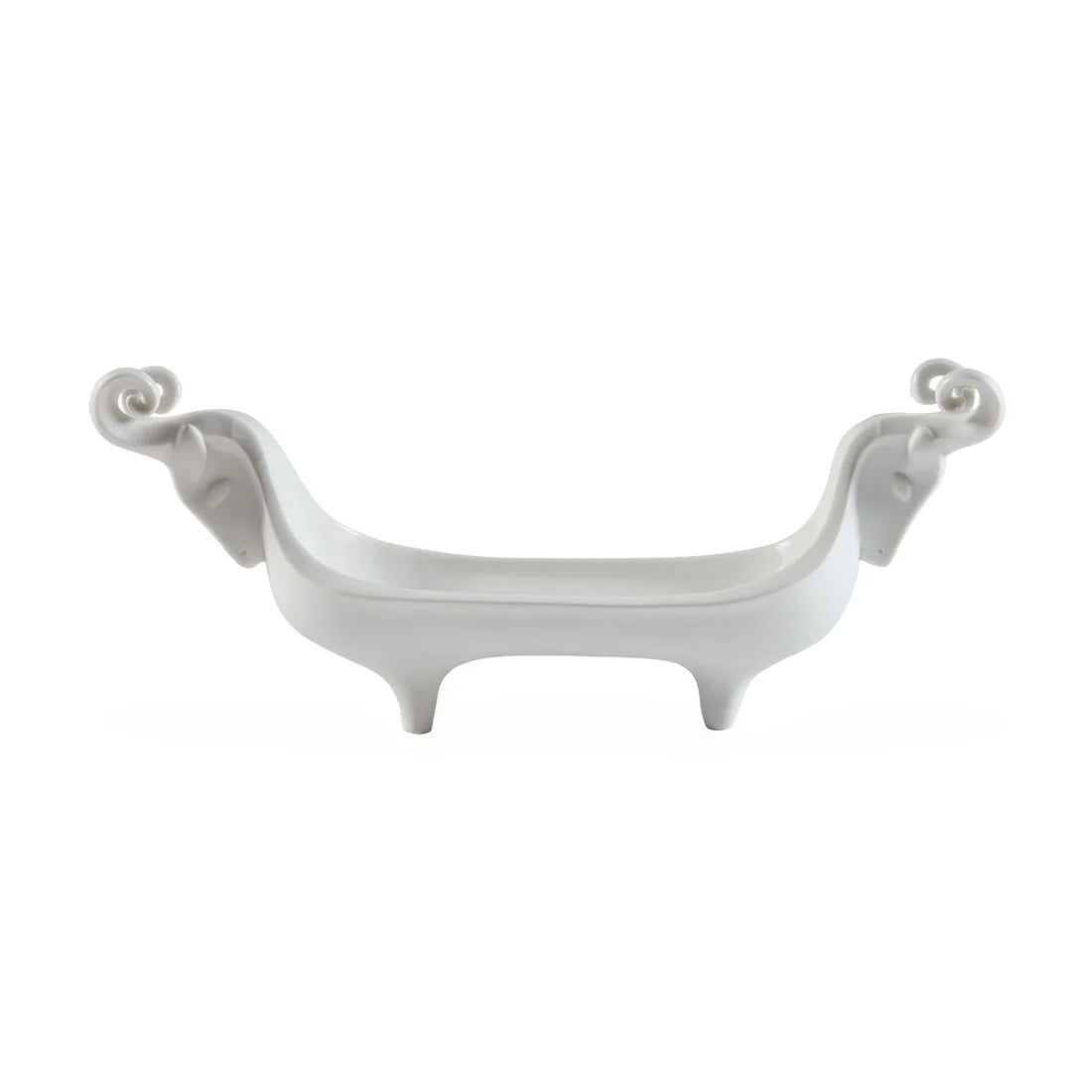 Menagerie Ram Bowl - White