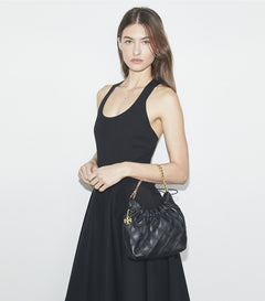 Fleming Mini Hobo Bag - Black