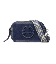 Miller Denim Mini Crossbody Bag - Royal Navy