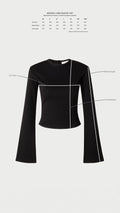 Arcade Long Sleeve Top - Black