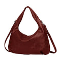 Peony Hobo Bag - Dark Red