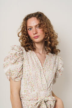 Shanni Dress - White Print
