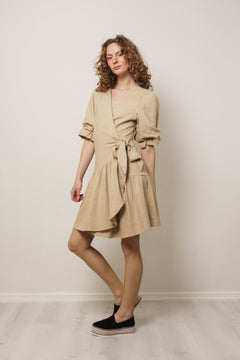 Yasprima 2/4 Wrap Dress - Nomad