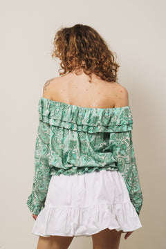 Miley Blouse - Jade Green
