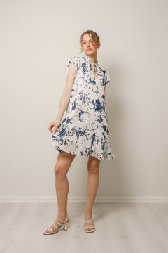 Karookh Dress 14573 - Flora Blue