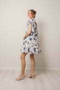 Karookh Dress 14573 - Flora Blue
