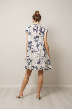 Karookh Dress 14573 - Flora Blue